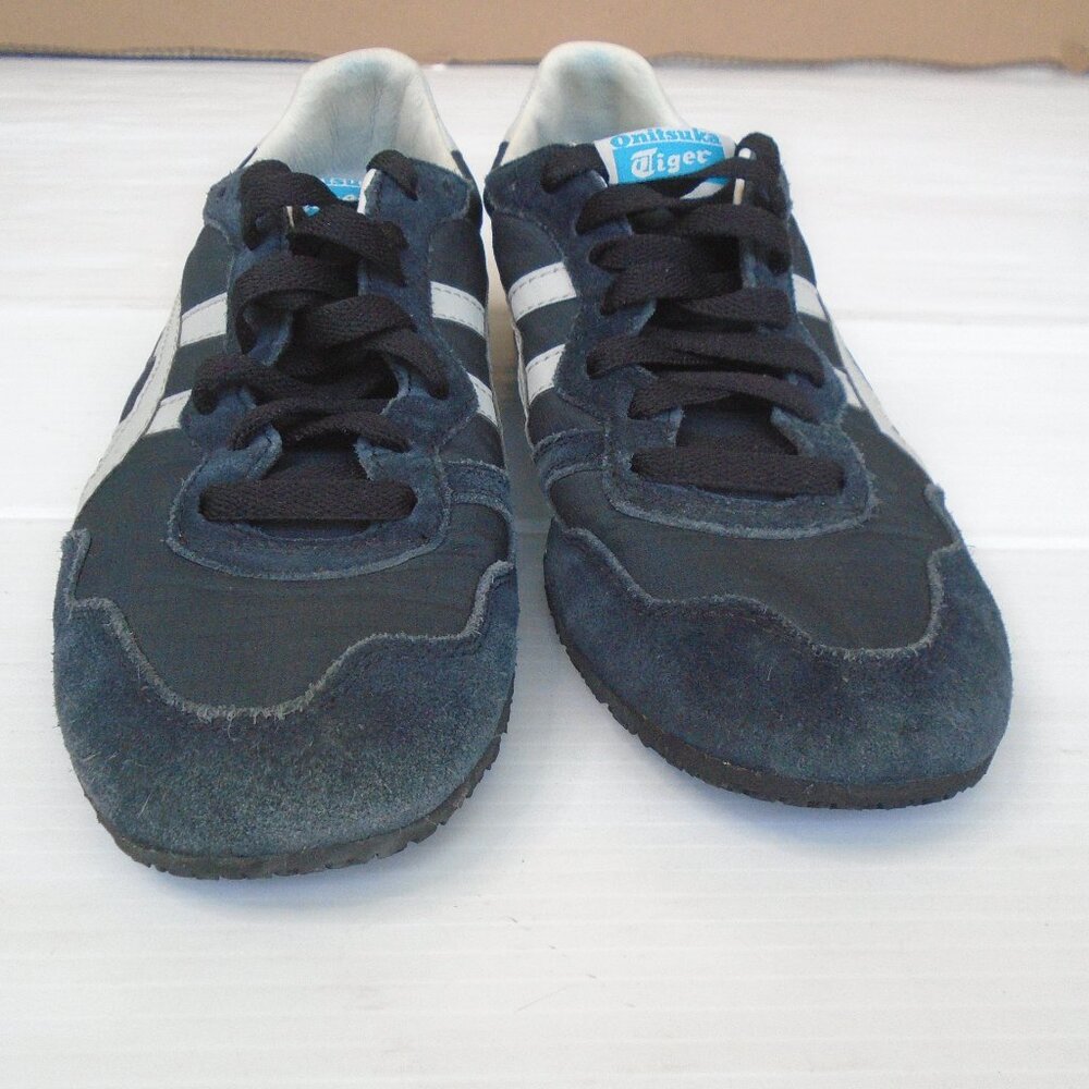 Asics Onitsuka Tiger Serrano Mens Sneakers Size 6 Blue - Picture 5 of 6